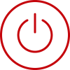 power button to get started